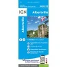 Carte TOP 25 IGN 3432 ET ALBERTVILLE