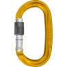 Mousqueton à Vis Oval PILLAR PRO SG Jaune Climbing Technology
