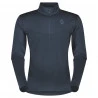 Polaire 1/4 Zip Homme M's Defined LIGHT PULLOVER Dark-blue Scott