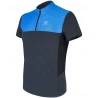 Tee-shirt 1/4 Zip MOUNTAIN ZIP TEE-SHIRT 9226 Gris-bleu Montura