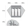 Tente FREELITE 3 Verte V3 MSR GEAR EUROPE 2023 4 Tente FREELITE 3 Verte V3 MSR GEAR EUROPE 2023 – Image 4